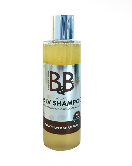 B&B Organic Silver Shampoo 250 mL bottle