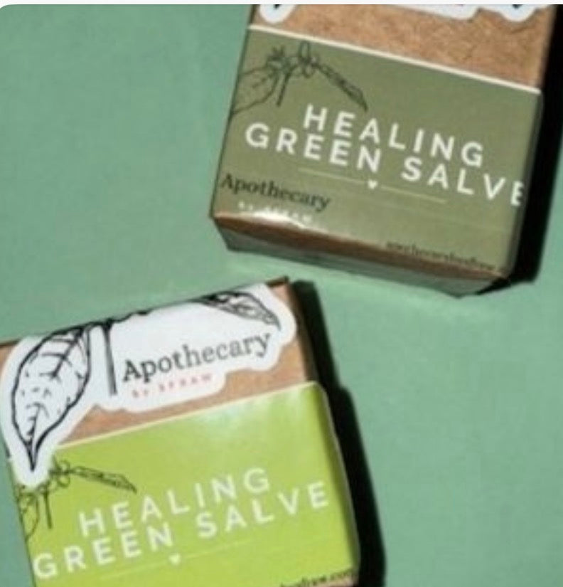 Healing Green Salve for Kitties | 1 oz Glass Jar