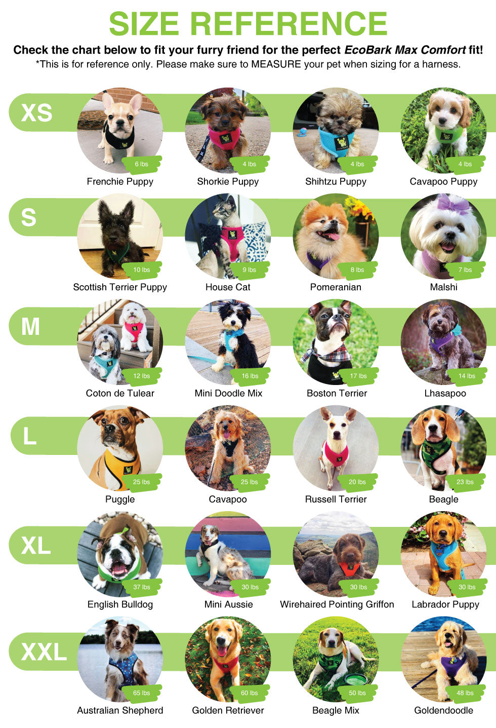 Over-the-Head Dog Harnesses - Max Comfort - 18 Colors & Patterns / Orange