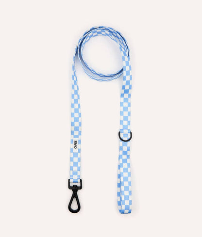 1.2m Recycled PET Vichy Blue Design Strap, Juno