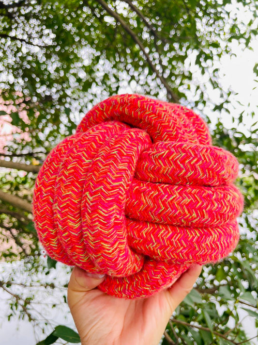 Handmade Jumbo Rope Ball, Sustainable Dog Rope Toys, Unique