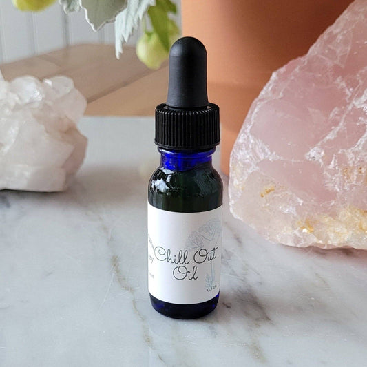 Chill Out Oil, 0.5 fl oz glass dropper bottle