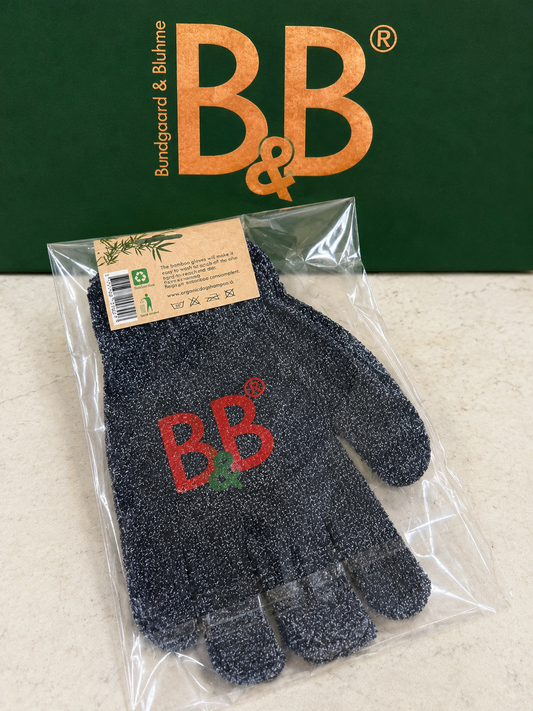 B&B Bamboo Washing Gloves for Dogs & Cats