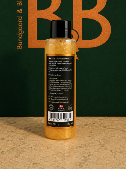 B&B Organic Show Shampoo for Dogs – 100 ml