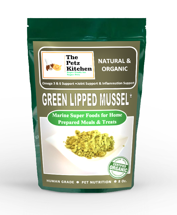 Green Lipped Mussel Omega 3 & 6 Joint & Inflammation Support* the Petz Kitchen*: 4 Oz Organic Green Lipped Mussel Powder