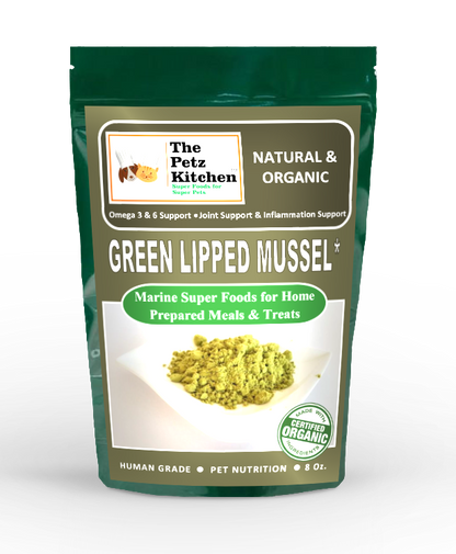 Green Lipped Mussel Omega 3 & 6 Joint & Inflammation Support* the Petz Kitchen*: 4 Oz Organic Green Lipped Mussel Powder