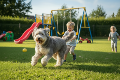 Happy dog enjoying the outdoors after flea and skin care
