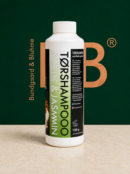 B&B Organic Dry Shampoo ( Milk & Jasmine ) For Dogs