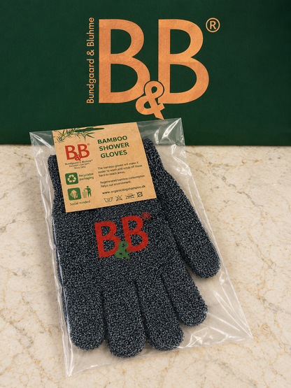 B&B Bamboo Washing Gloves for Dogs & Cats