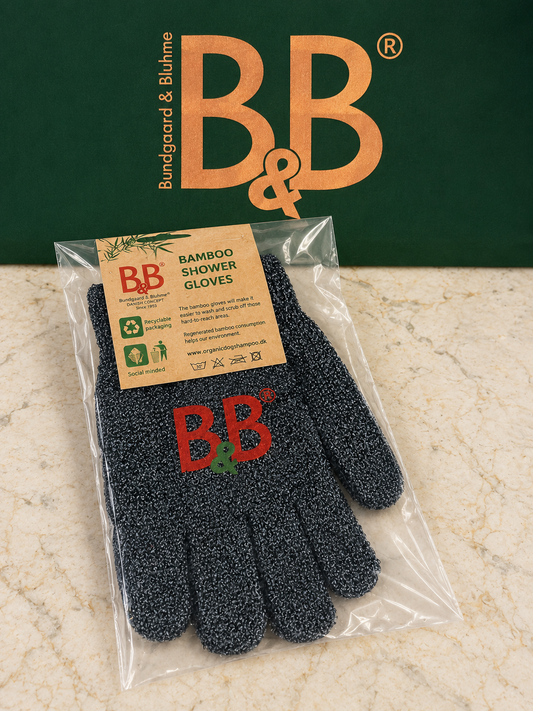 B&B Bamboo Washing Gloves for Dogs & Cats