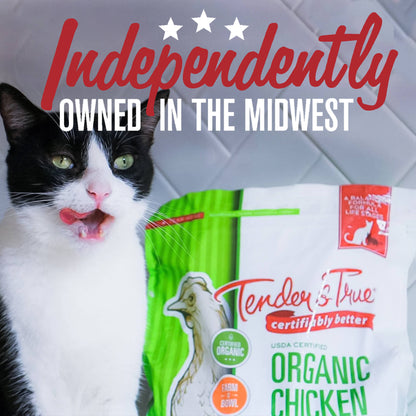Tender & True Organic Chicken & Liver Recipe Dry Cat Food – 3 lb