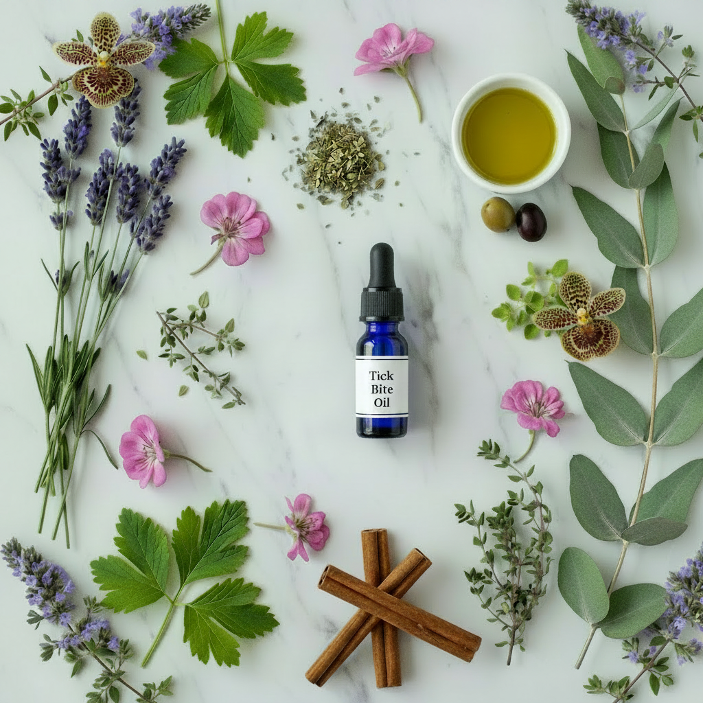 Organic Tick & Spider Bite Oil with Botanical Ingredients for Dogs