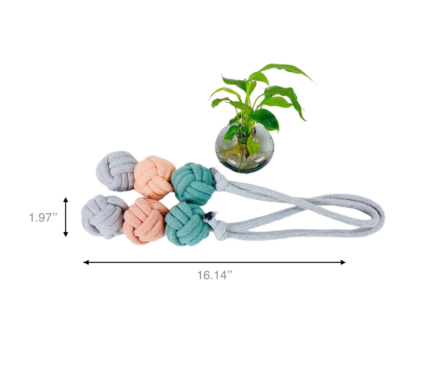 New Design Ice Cream Rope Ball Toy for Dogs | Sustainable Tug & Fetch Toy