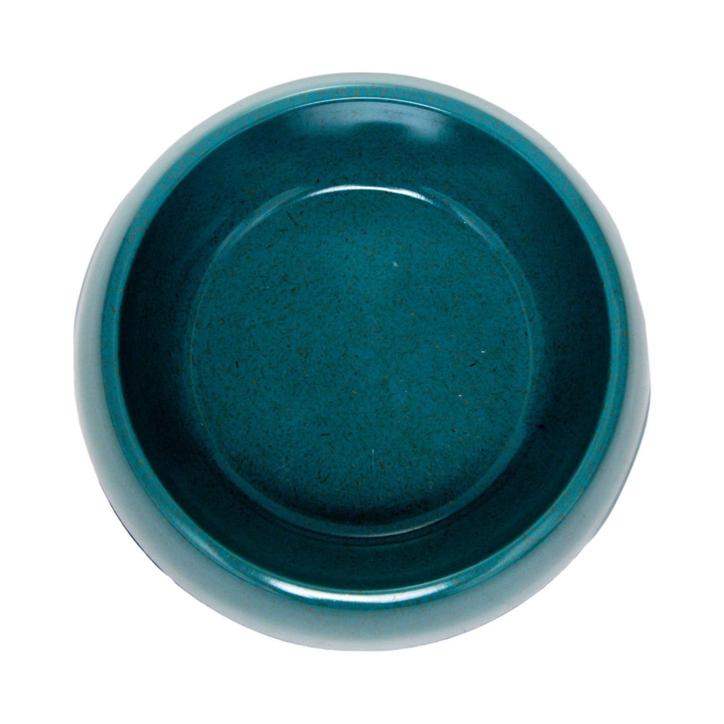 Bamboo Dog Bowl - Eco-Friendly, Non-Toxic, Teal Blue Design: Medium (16 oz)