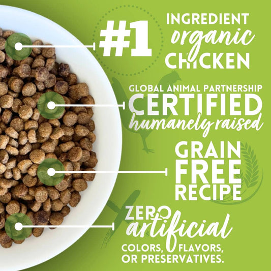 Organic Chicken & Liver Recipe Dry Cat Food