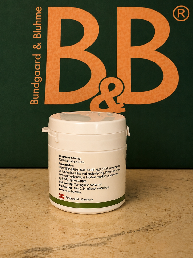 B&B Mineral-Based Nail Clip Stop | Natural Styptic Powder