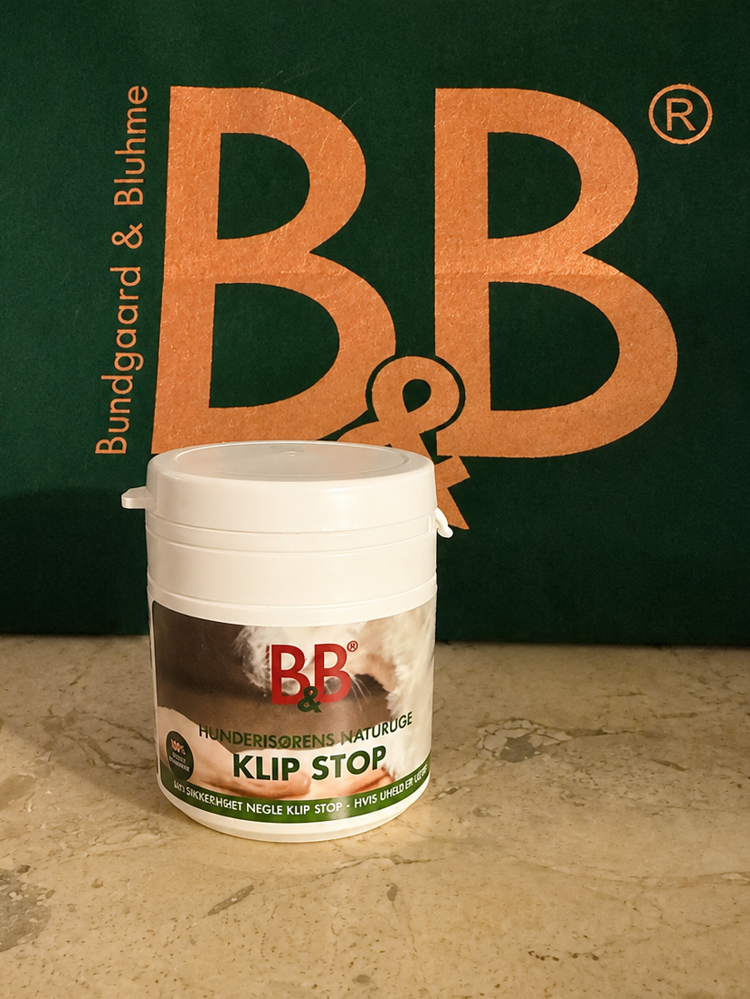 B&B Mineral-Based Nail Clip Stop | Natural Styptic Powder