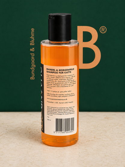 B&B Organic Cat Shampoo | Almond & Marigold | 250 mL