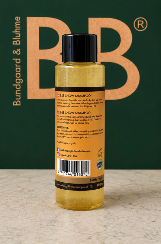 B&B Organic Show Shampoo for Dogs – 100 ml