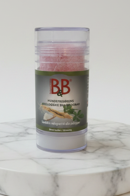 B&B Organic Shampoo Bar | Shea Butter & Ginseng | 75 mL Stick