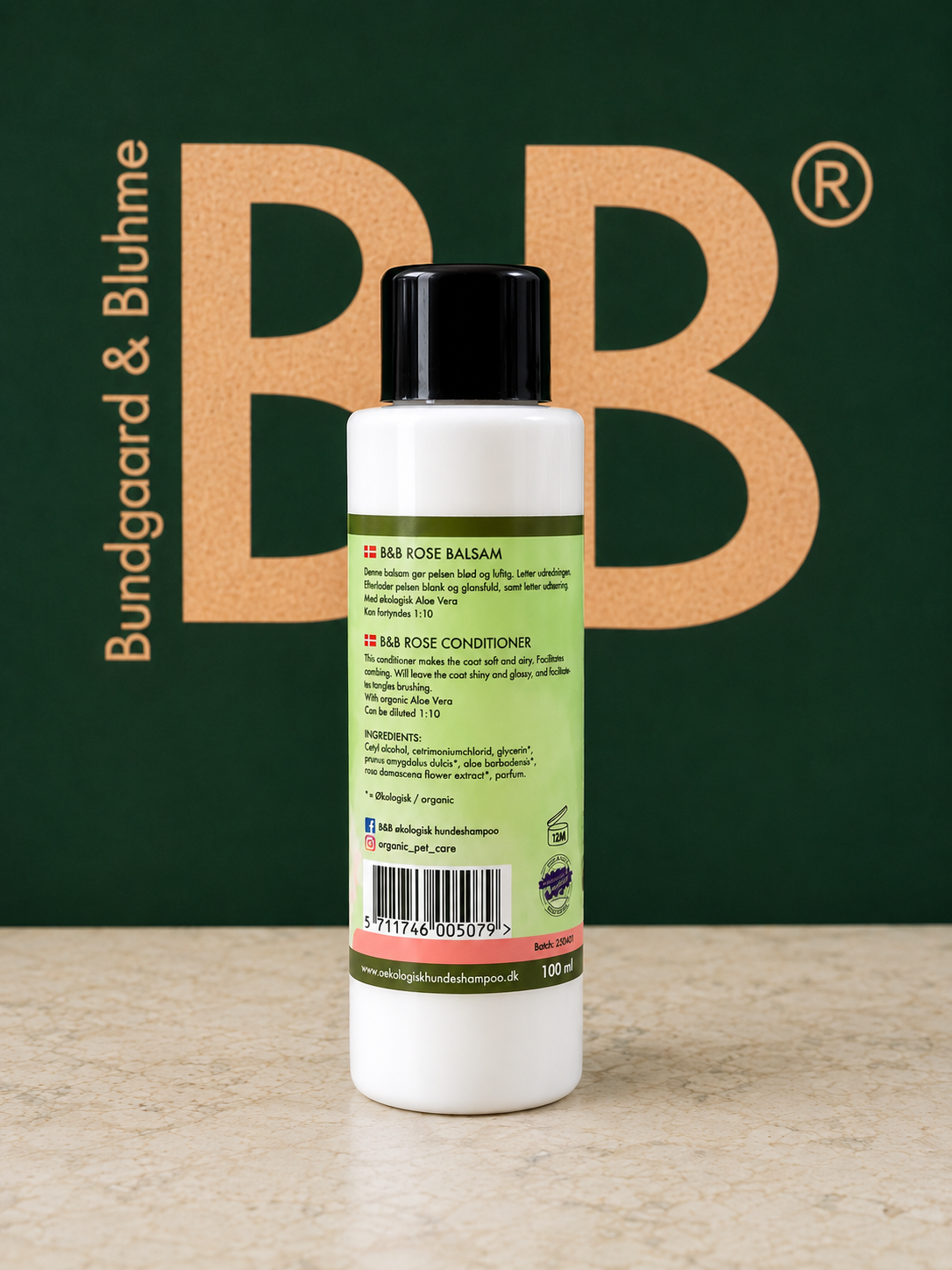 B&B Organic Rose Balm Conditioner | 100 mL