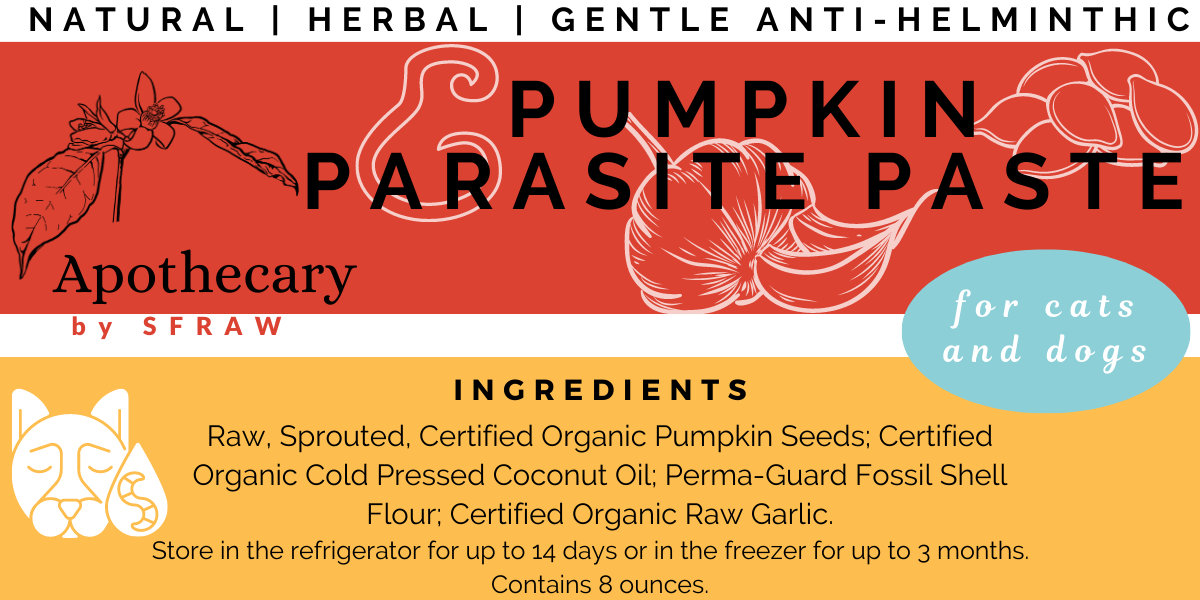 Pumpkin Parasite Paste, 8 oz (frozen) *NEW, LOWER PRICE!*