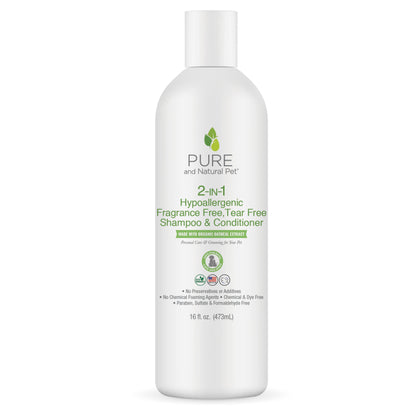 2-in-1 Hypoallergenic Fragrance+Tear Free Shampoo/Conditionr