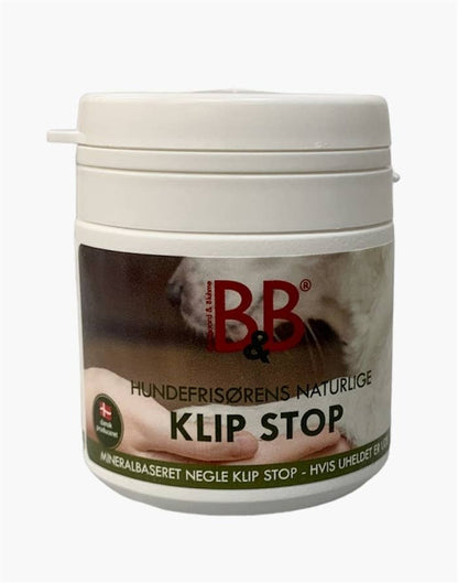 B&B Mineral-Based Nail Clip Stop | Natural Styptic Powder