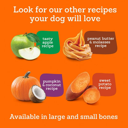 Riley’s Organics Pumpkin & Coconut Dog Treats | Large Bone | 5 oz
