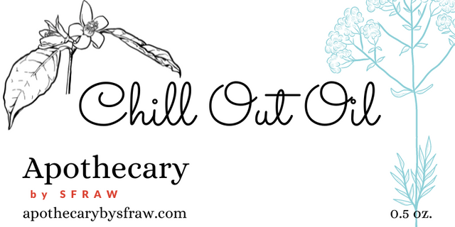 Chill Out Oil, 0.5 fl oz glass dropper bottle