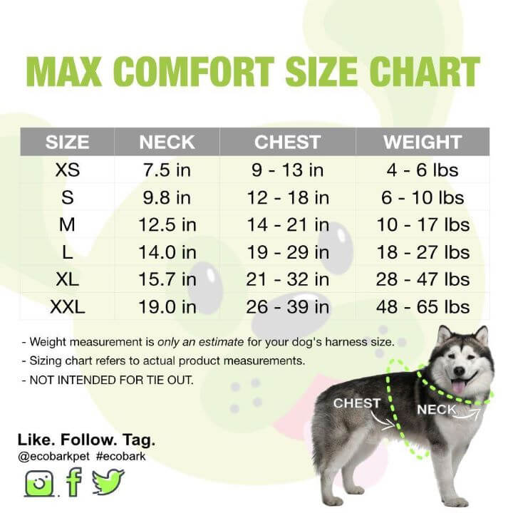 Over-the-Head Dog Harnesses - Max Comfort - 18 Colors & Patterns / Orange